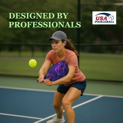 Energy Carbon Fiber Pickleball Paddle Set – USAPA Approved for Speed &amp; Agility | Normal Carbon Fiber Surface