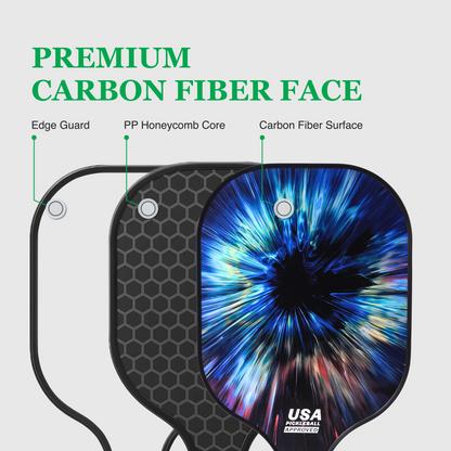 Premium Carbon Fiber Pickleball Paddle Set – USAPA Approved for Advanced Players | Lightweight Carbon Fiber Surface