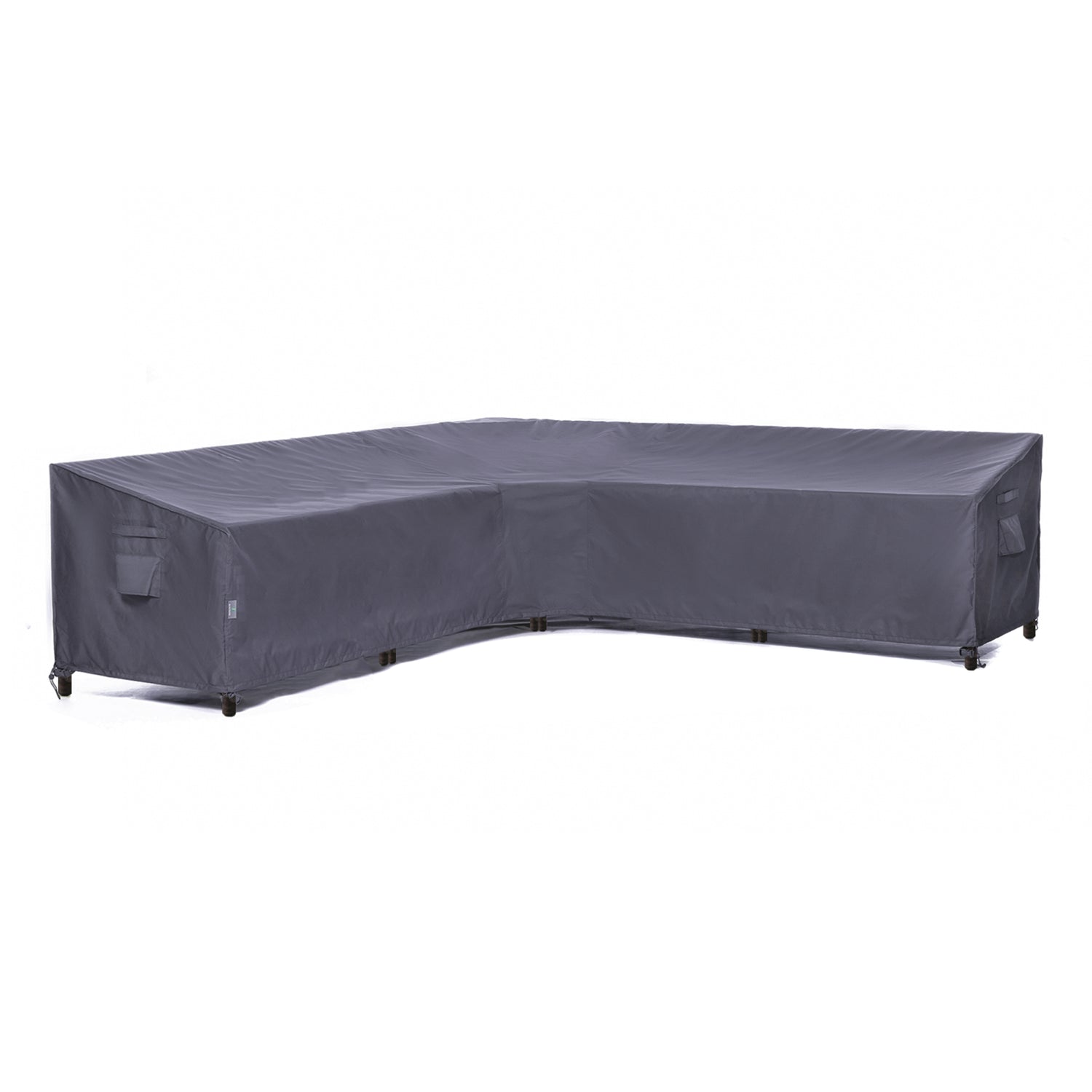 2025 Edition Waterproof Outdoor Patio L Shape Sofa Cover - Grey