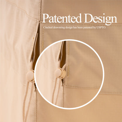 Waterproof Outdoor Patio Chair Covers - Beige - 2Packs - Dancing Garden Collection