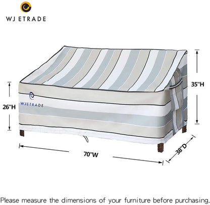 Patio Sofa/Loveseat/Bench Cover, Striped Color