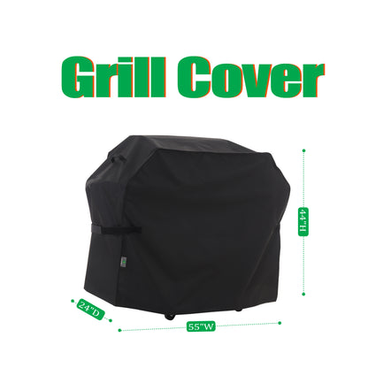 2024 Edition F&amp;J Outdoors BBQ Cover - Black